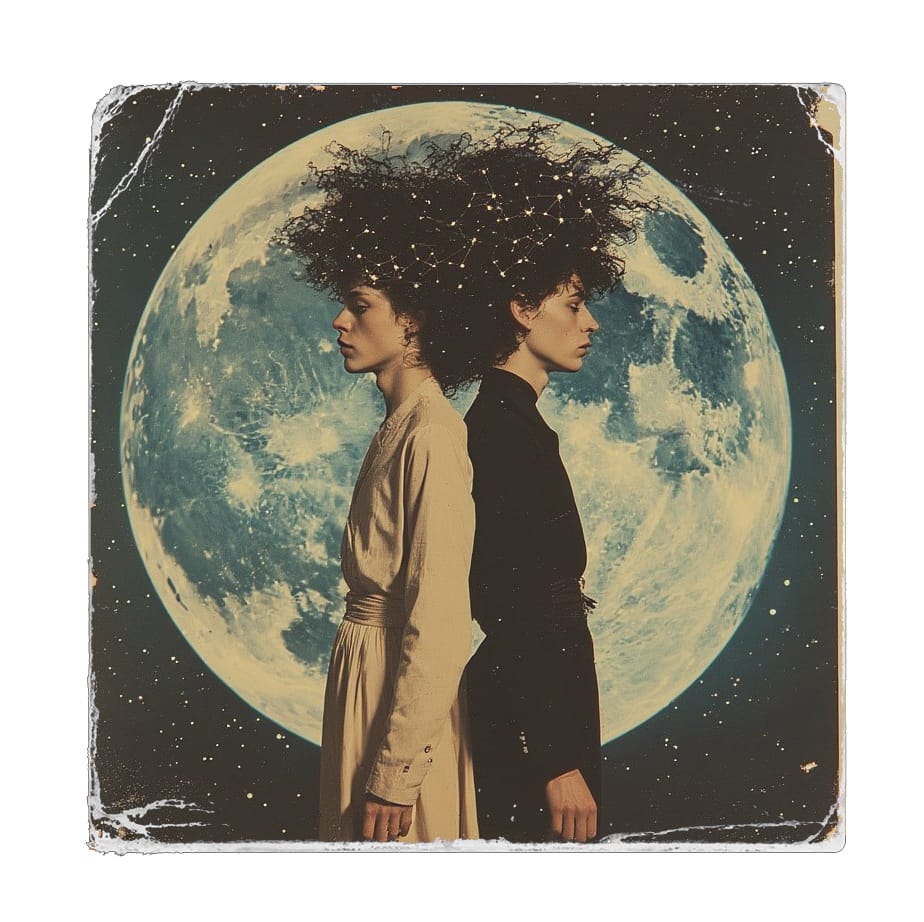 The Moon with Two Faces